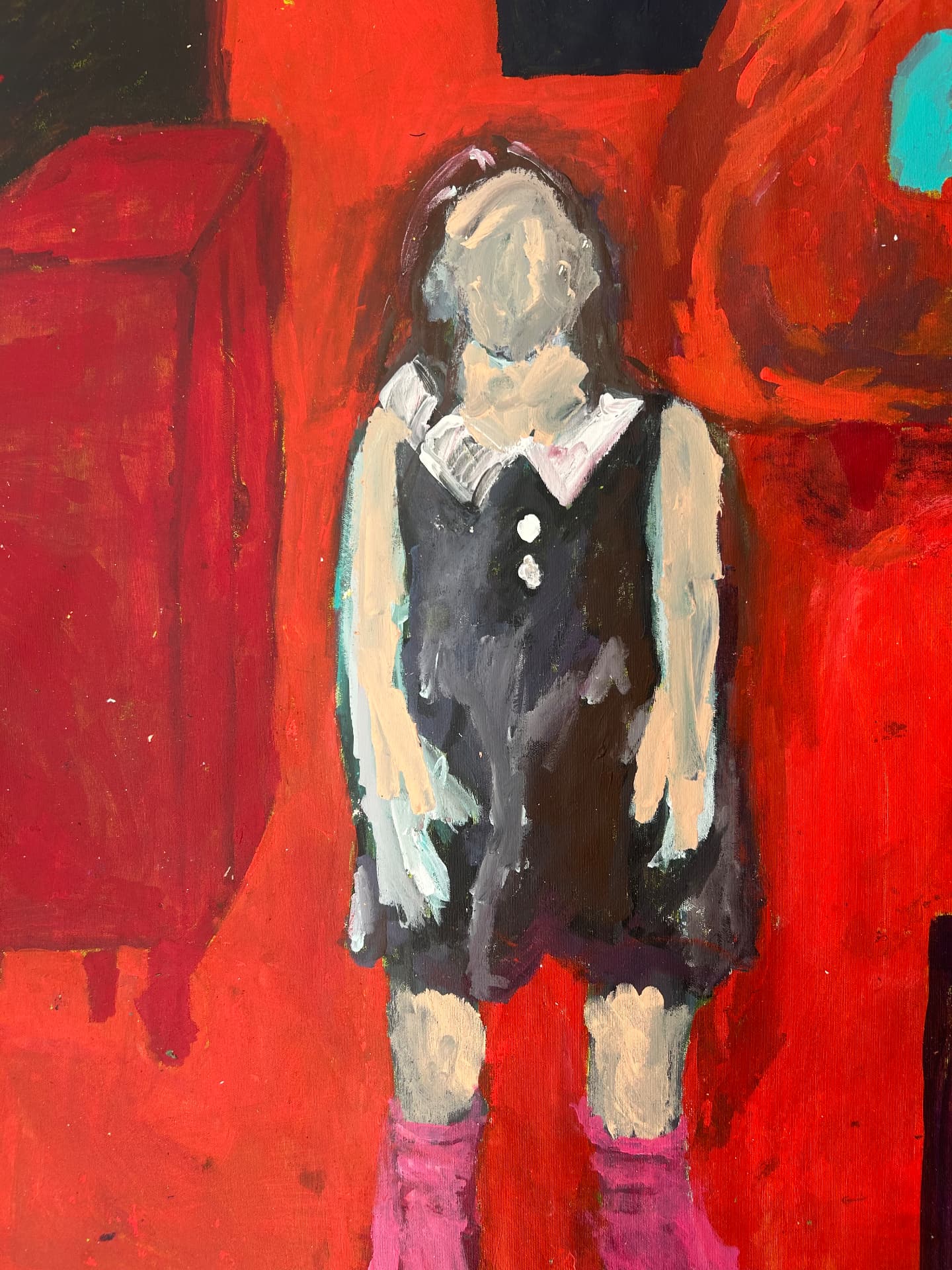 LAUF, Acrylic on canvas, 114 × 164 cm – detail