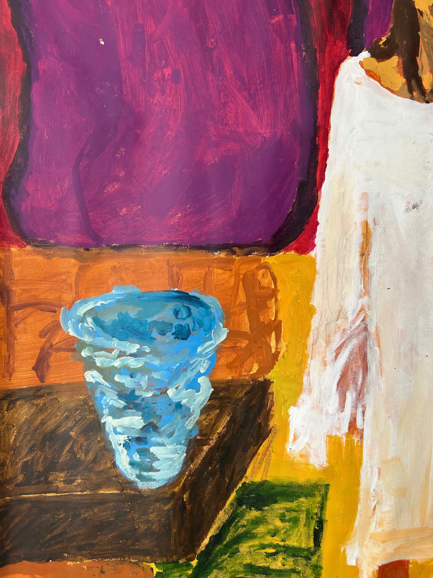 Im Entstehen, Acrylic on canvas, 113 × 164 cm – detail