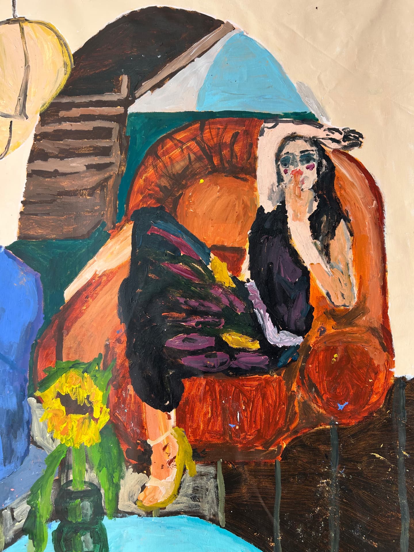 Noch nicht, Acrylic on canvas, 169 × 179 cm – detail