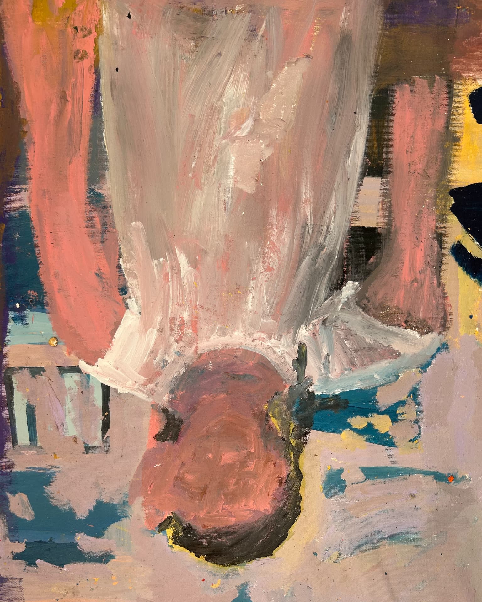 Kindheit, Acrylic on canvas, 128 × 166 cm – detail