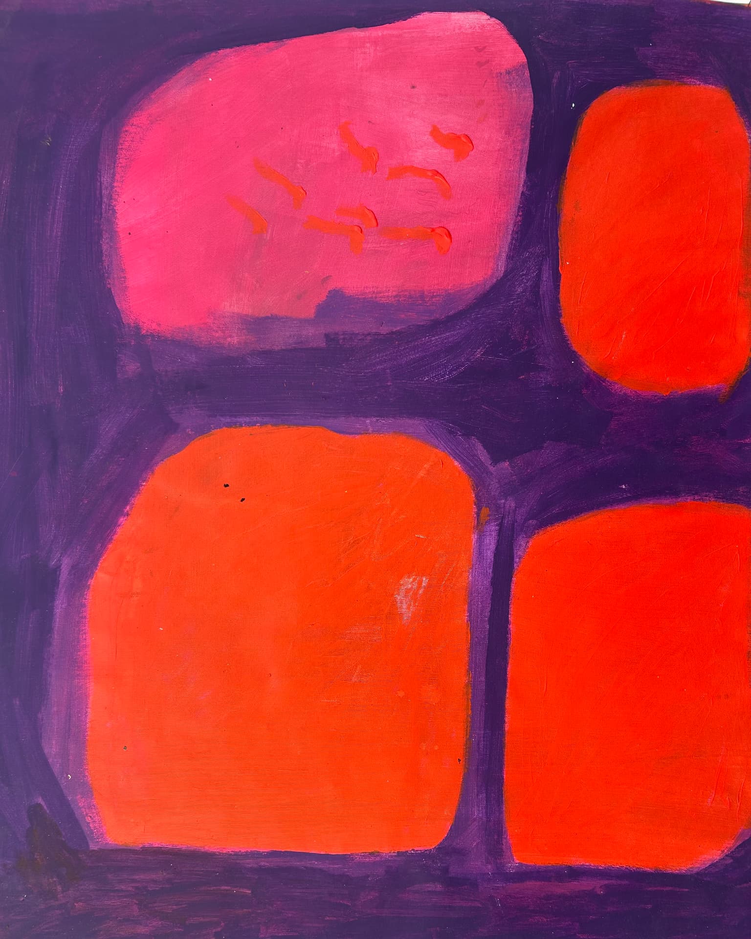 Untitled, Acrylic on canvas, 88 × 114 cm – detail