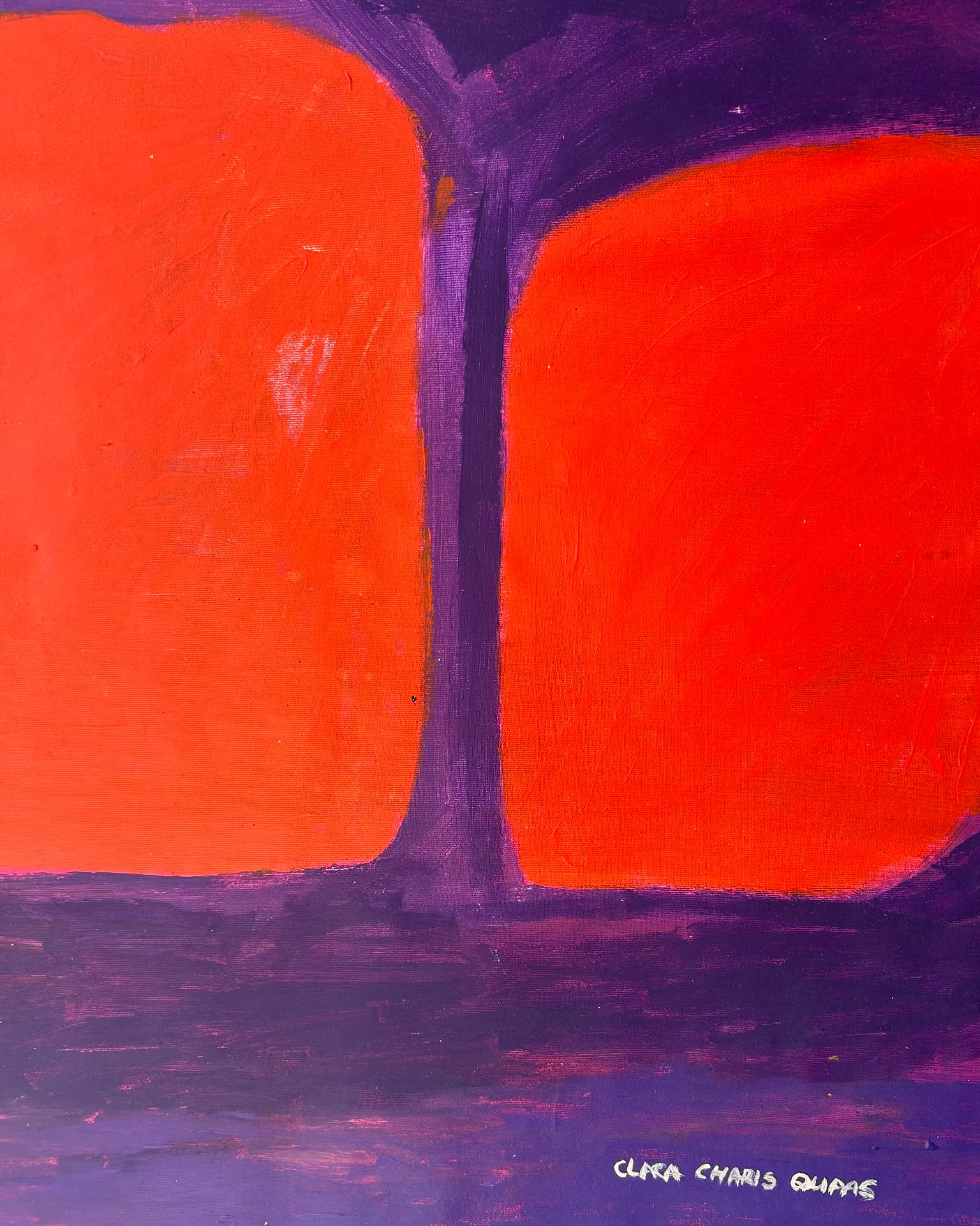 Untitled, Acrylic on canvas, 88 × 114 cm – detail