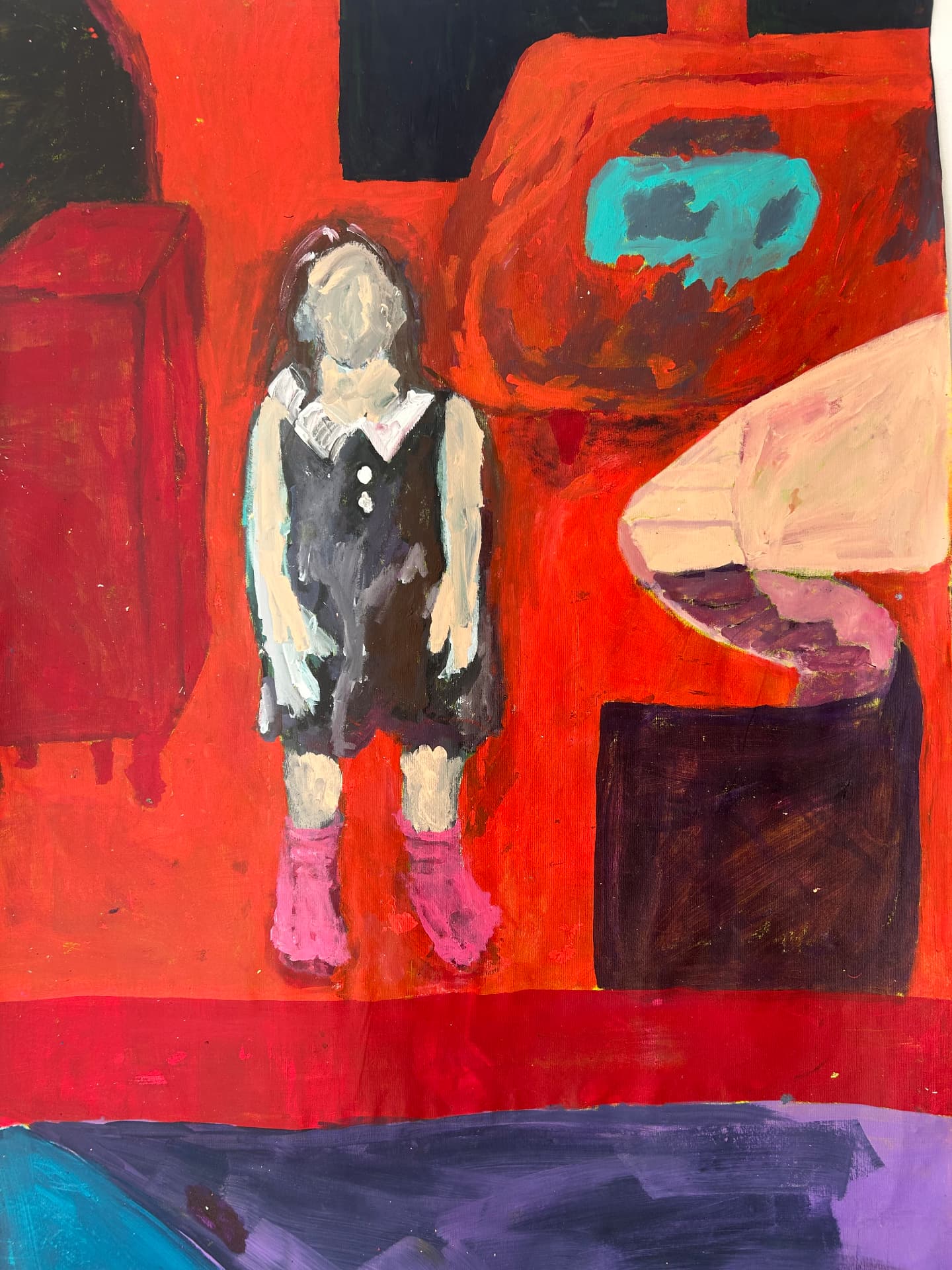 LAUF, Acrylic on canvas, 114 × 164 cm – detail