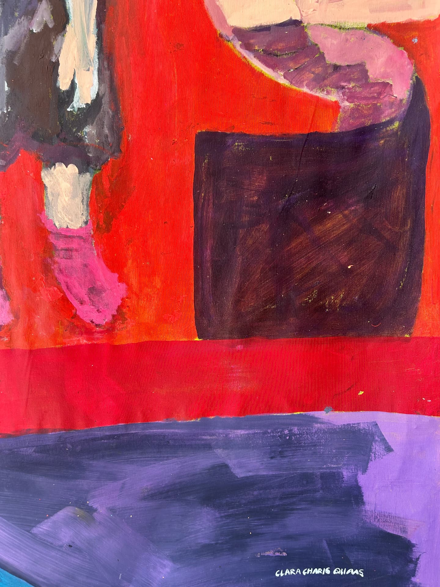 LAUF, Acrylic on canvas, 114 × 164 cm – detail