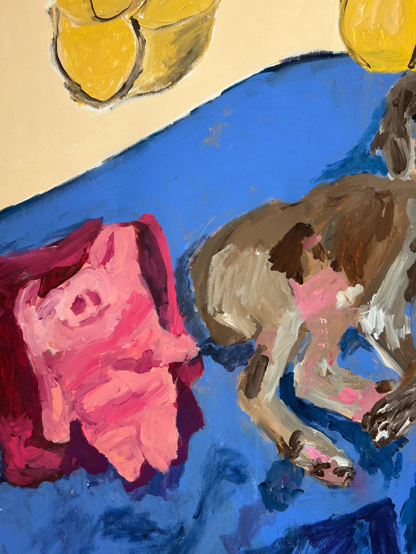 Noch nicht, Acrylic on canvas, 169 × 179 cm – detail