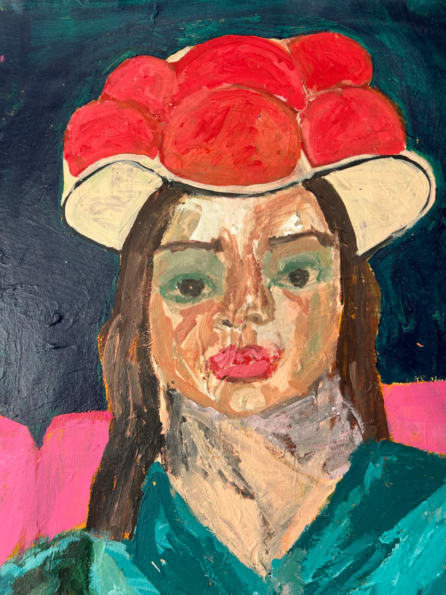 Auf eigenen Beinen, Acrylic on canvas, 142 × 167 cm – detail