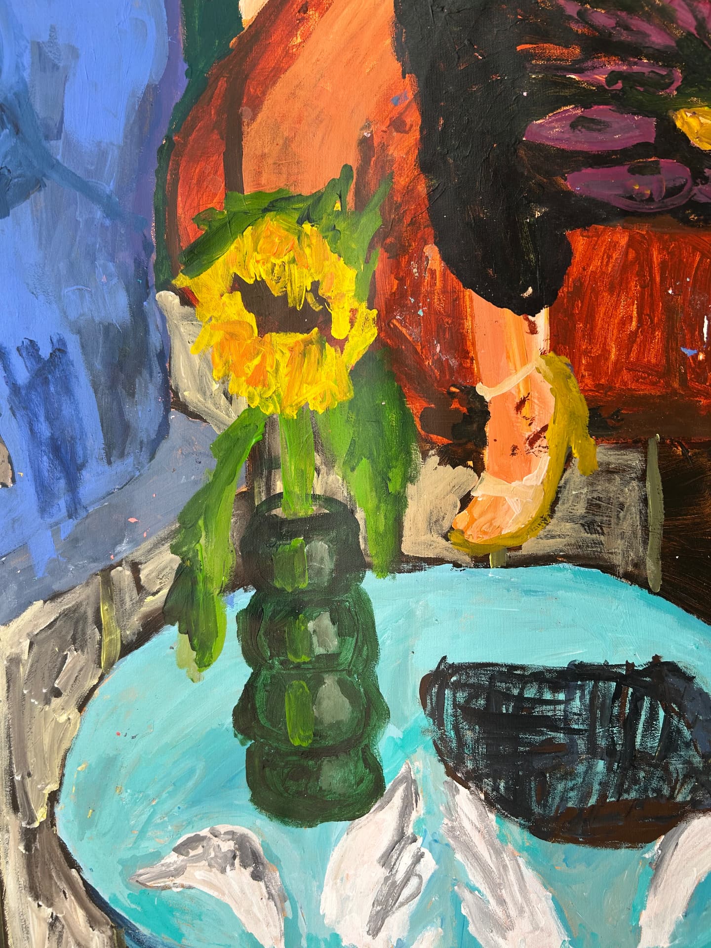Noch nicht, Acrylic on canvas, 169 × 179 cm – detail